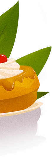 Illustration baba au rhum