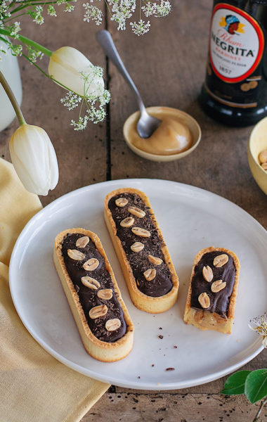 Tartelette au chocolat et caramel