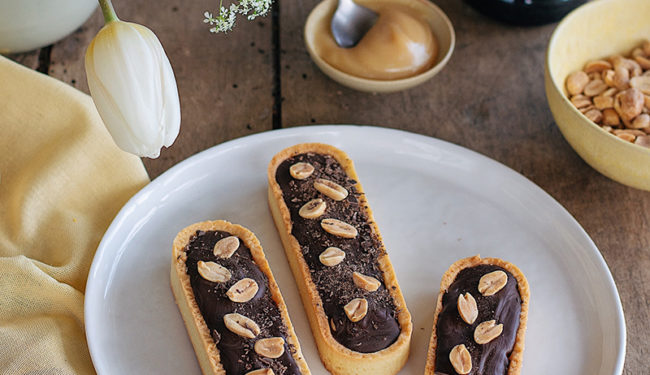 Tartelette au chocolat et caramel