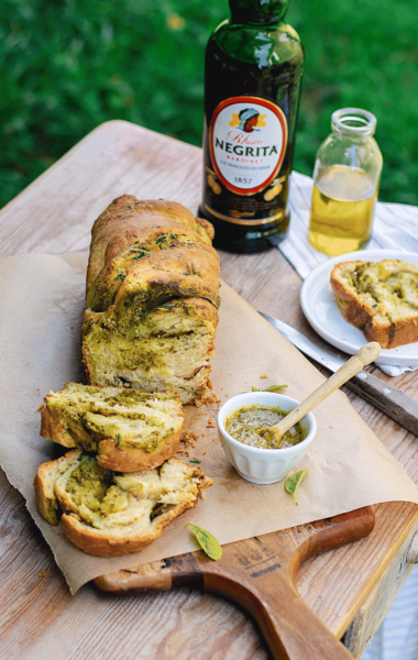 Babka au pesto et au rhum